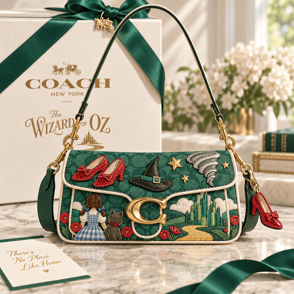 Premium TWOZ Coach Shoulder Cross With Charm NPL